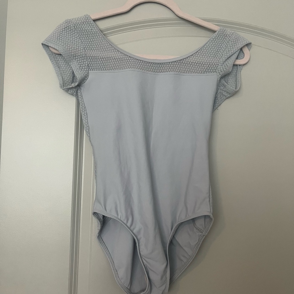Light blue wear moi ballet leotard